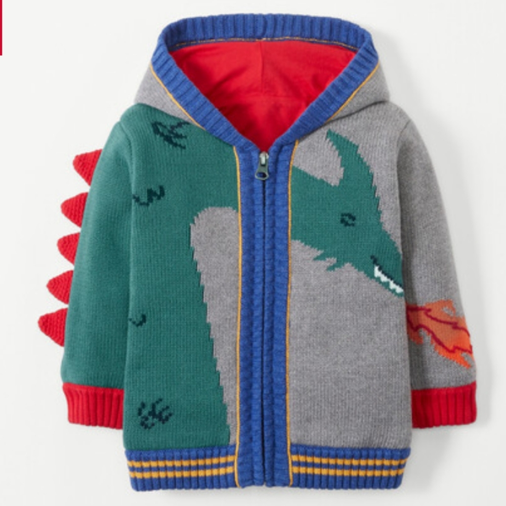 Hanna Andersson Dragon Hoodie Zip Up